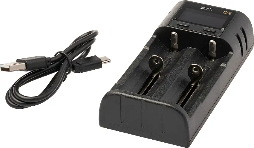 Lafayette 18650 Double Charger Black