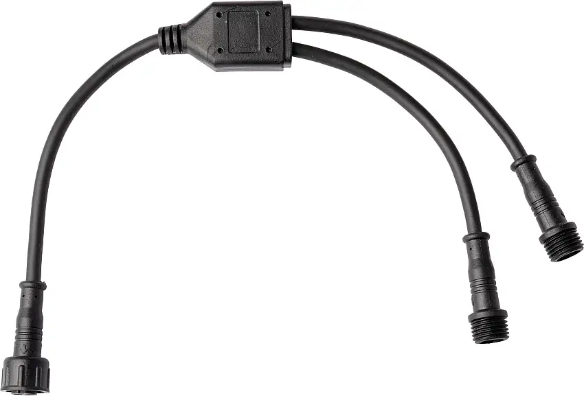 Lafayette Y-Cable for Battery Pack BP50 and BP100 Black