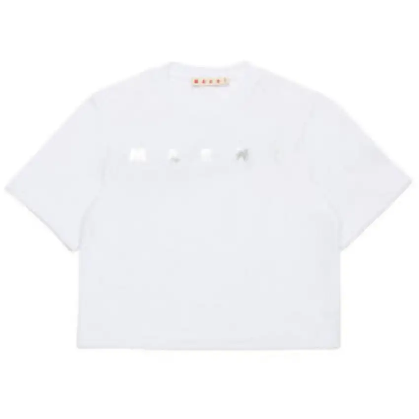 Marni White T-Skjorta