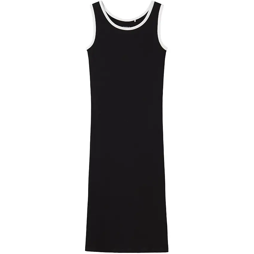 Name It Black Jally Slim Long Klänning