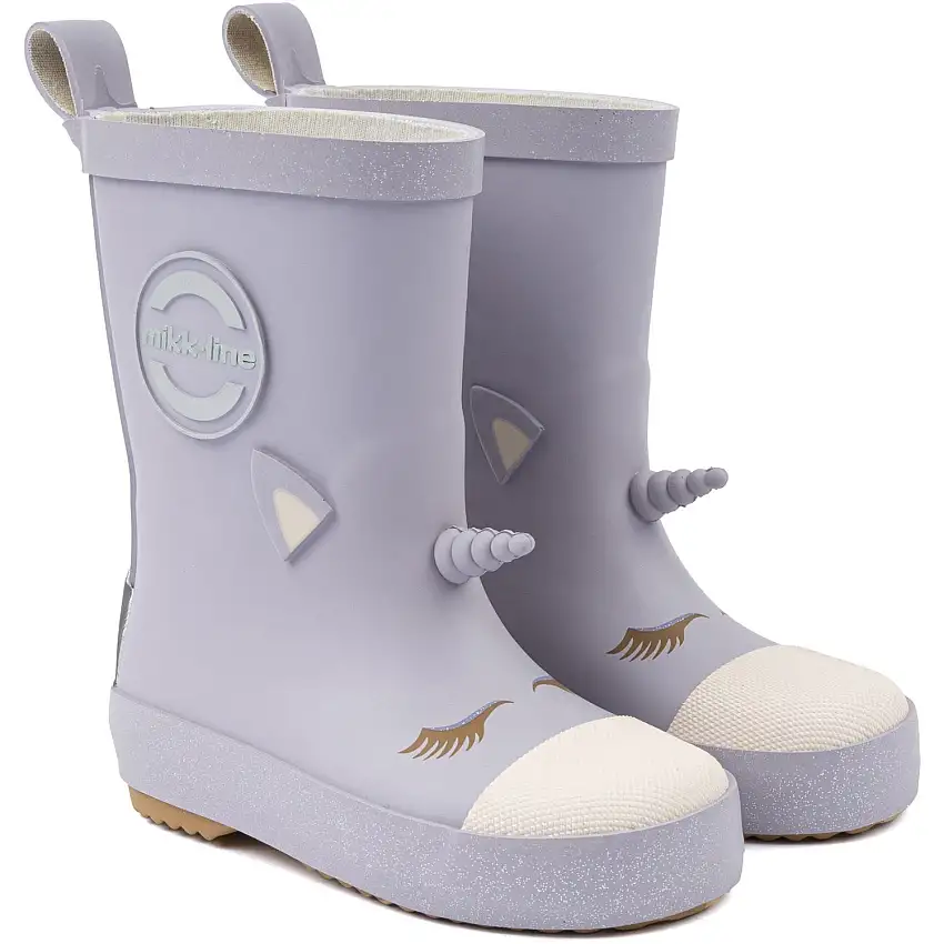 Mikk-Line Lavender Aura Unicorn 3D Gummistövlar