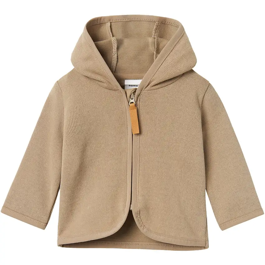Name It Weathered Teak Salt Sweat Cardigan