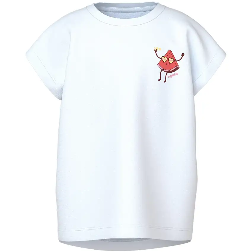 Name It Bright White Watermelon Varutti Capsl Loose T-Shirt