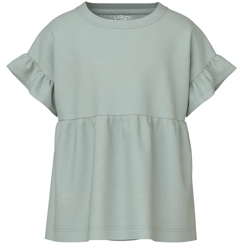 Name It Aqua Gray Vavina Topp