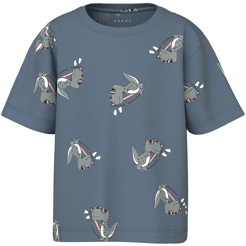 Name It Blue Mirage Dino Surf Valther Regular T-Shirt