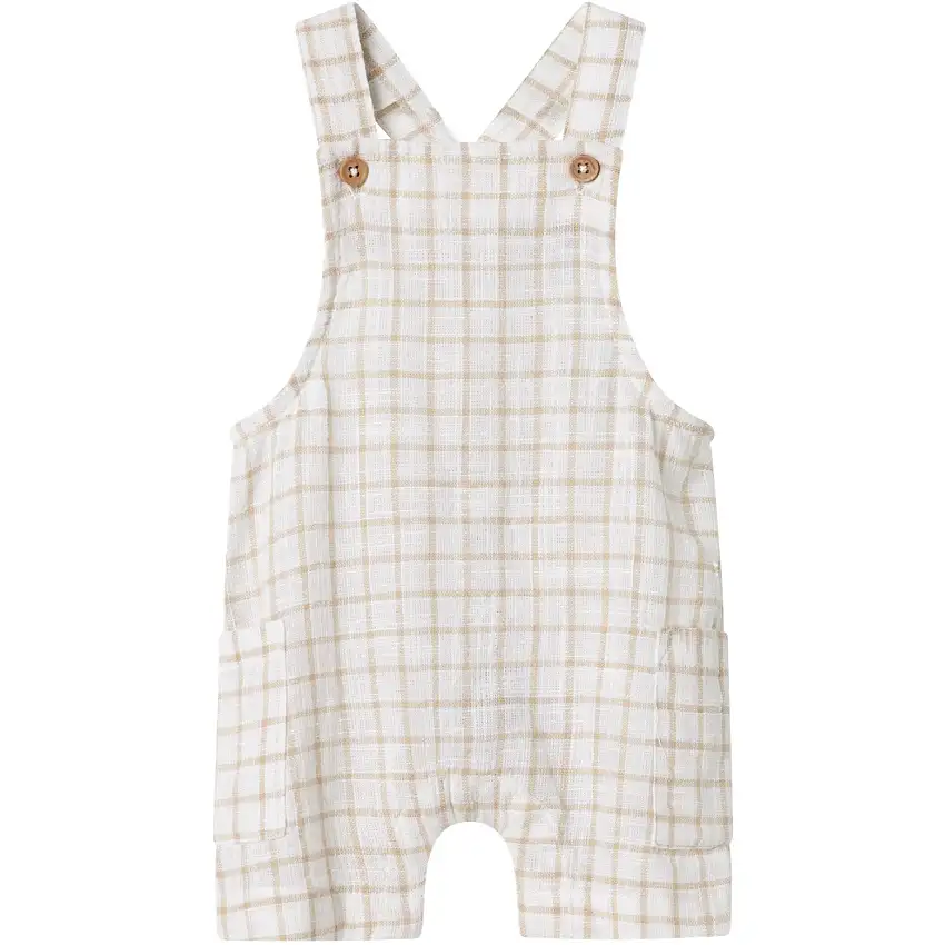 Name It Bright White Halom Kort Overall