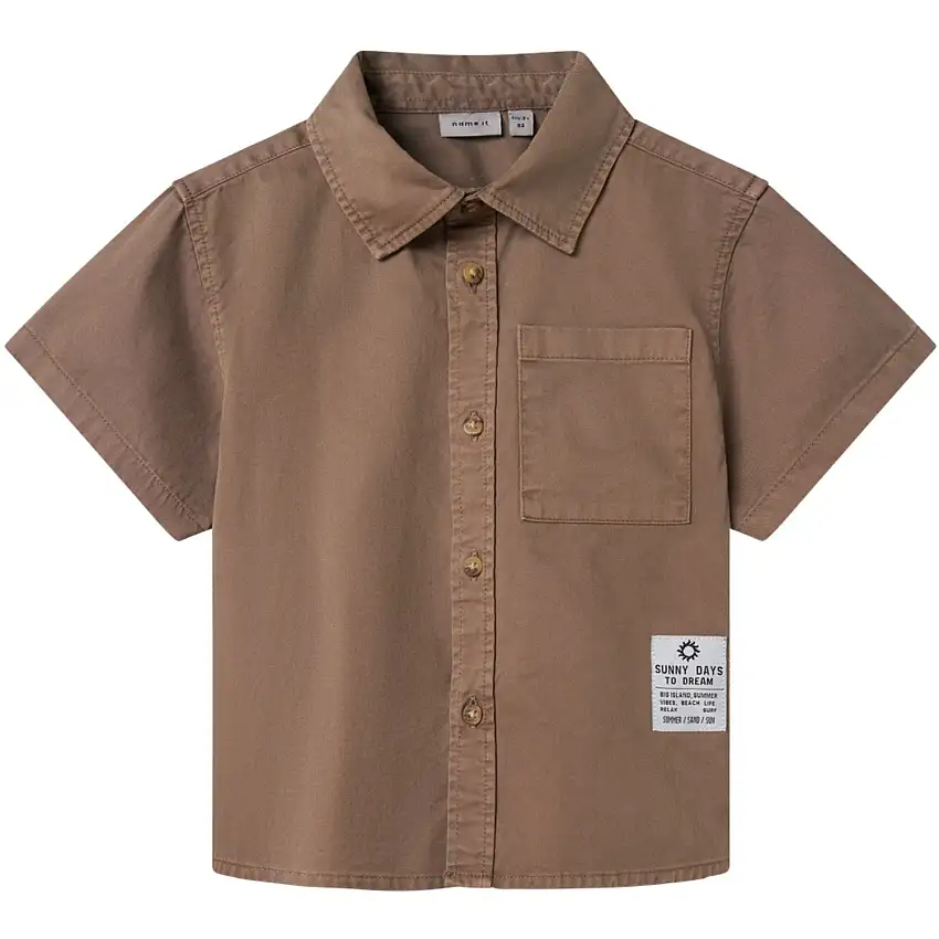 Name It Walnut Hetim Oversize Skjorta