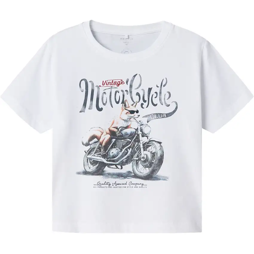 Name It Bright White Husina Regular T-Shirt