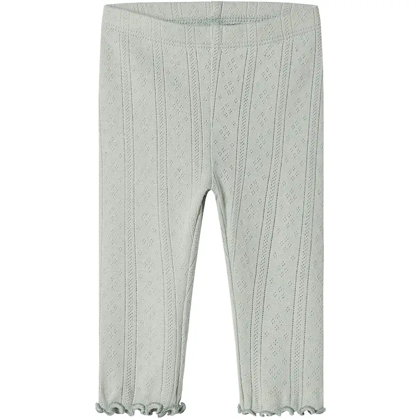 Name It Aqua Gray Jsilke Leggings