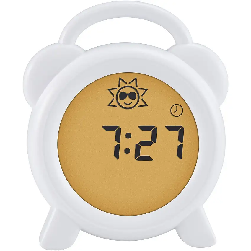 Alecto White Sleep Trainer, Night Light Och Alarm Clock
