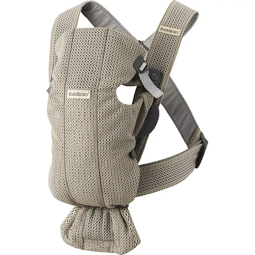 BabyBjörn Grey Beige Bärsele Mini
