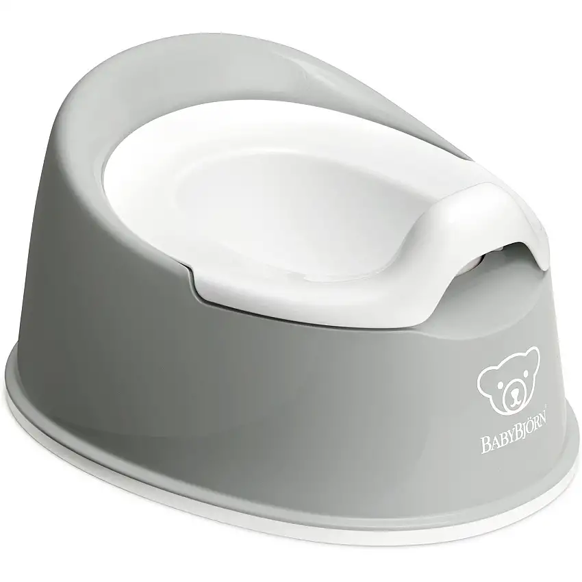 BabyBjörn Grey/White Smart Potta