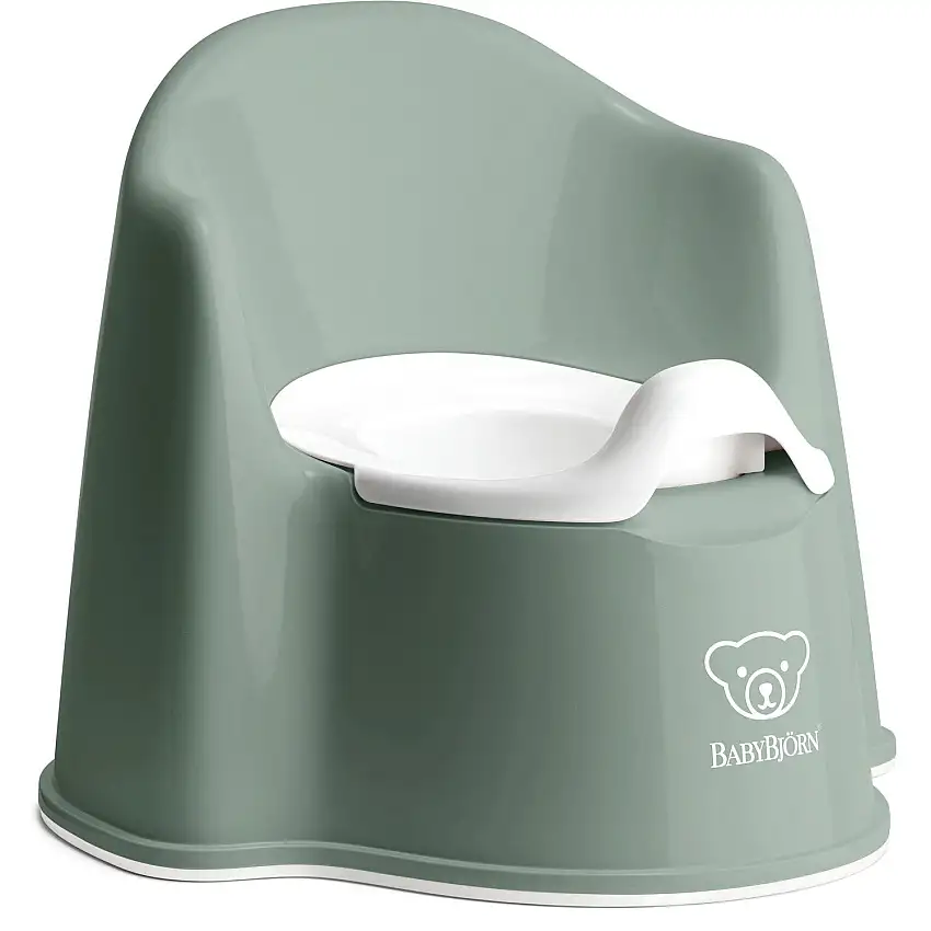 BabyBjörn Grey Green/White Pottestol