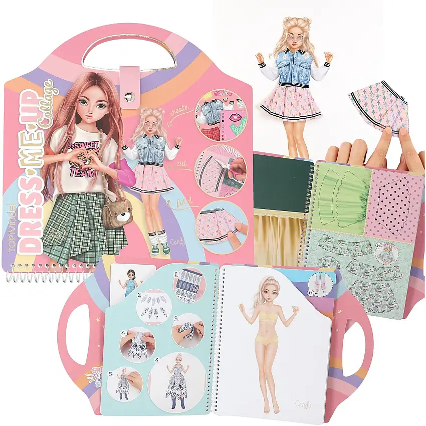 TOPModel Dress Me Up Collage Bok