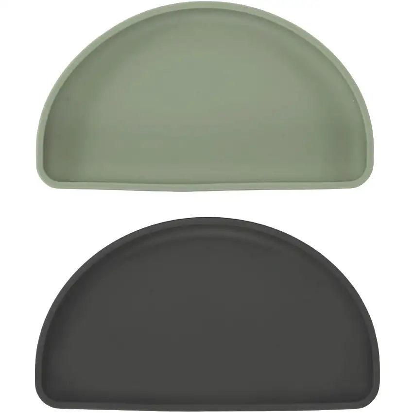 By Lille Vilde Sage Plates - Toddler 2pcs