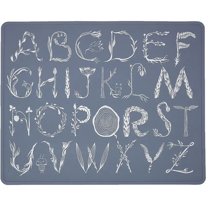 By Lille Vilde Blue Dusk Play Mats - ABC