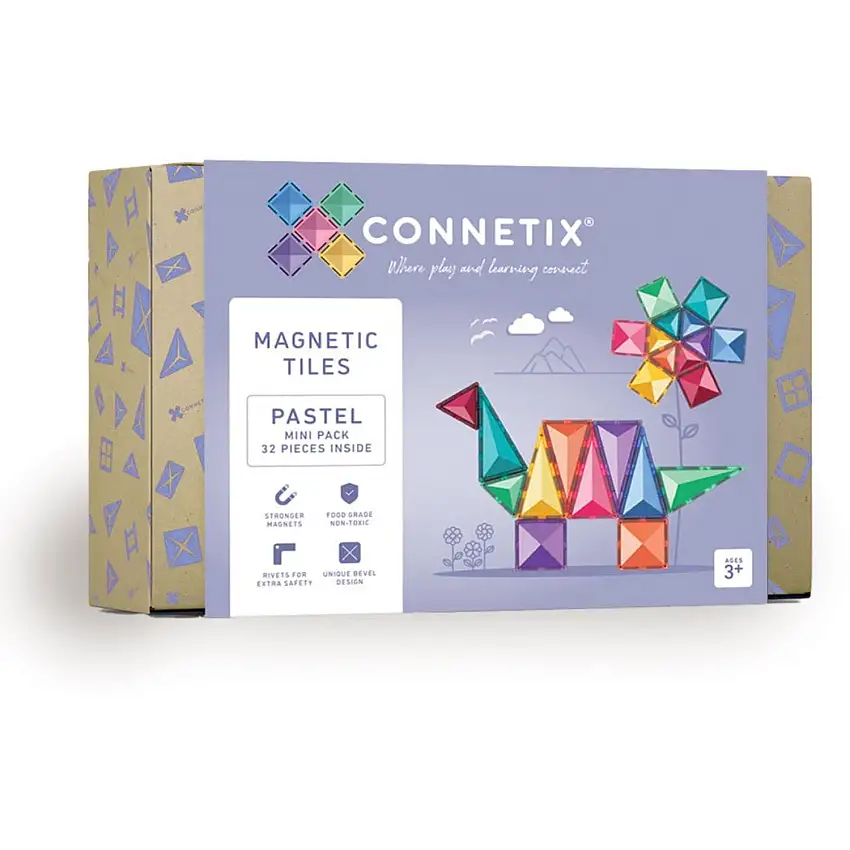 Connetix Pastel Mini Pack 32 Styks
