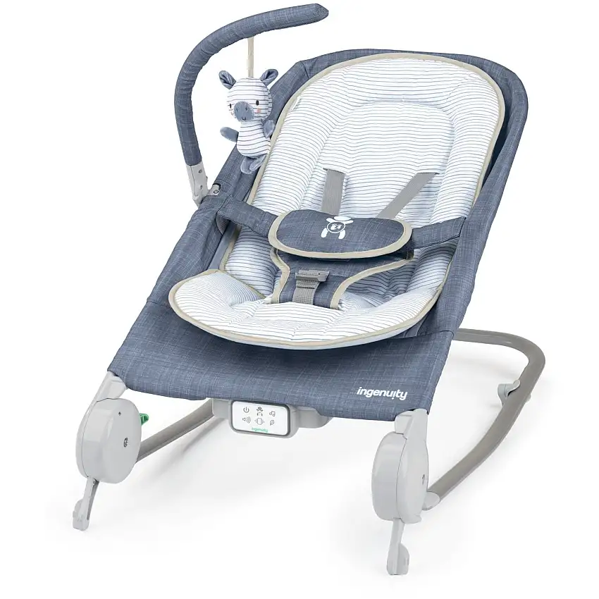 Ingenuity Chambray Happy Belly™ Rock-To-Bounce Massage Plats