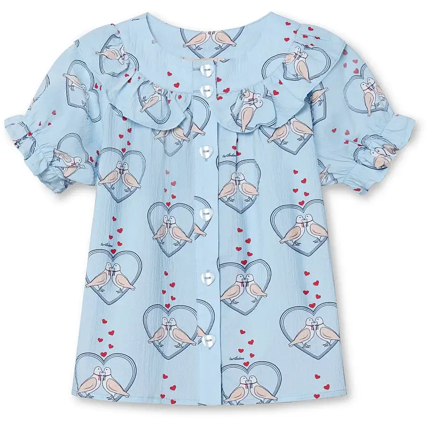 Fliink Dream Blue Aop Colombe Ss Blus