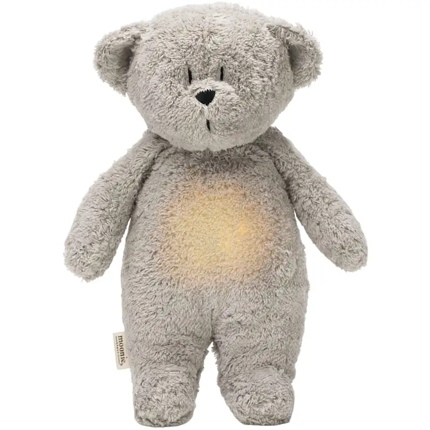 Moonie Gray 2.0 Organic Humming Björn Med en Lampa