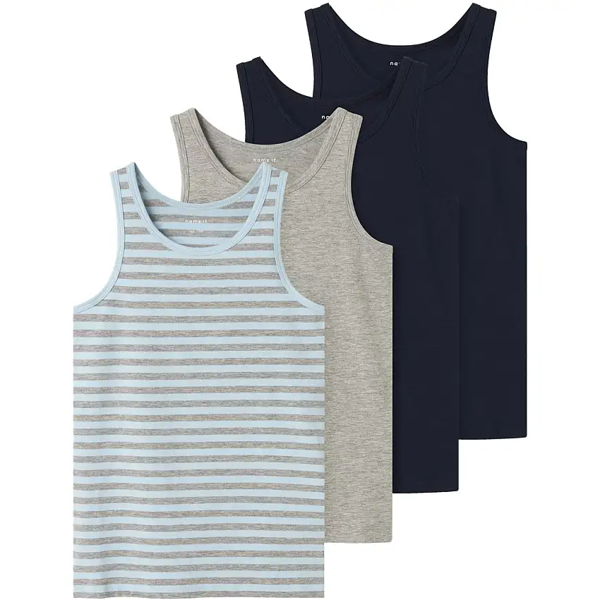 Name It Aquamarine Tank Topp 4-Pack Aquamarine Noos