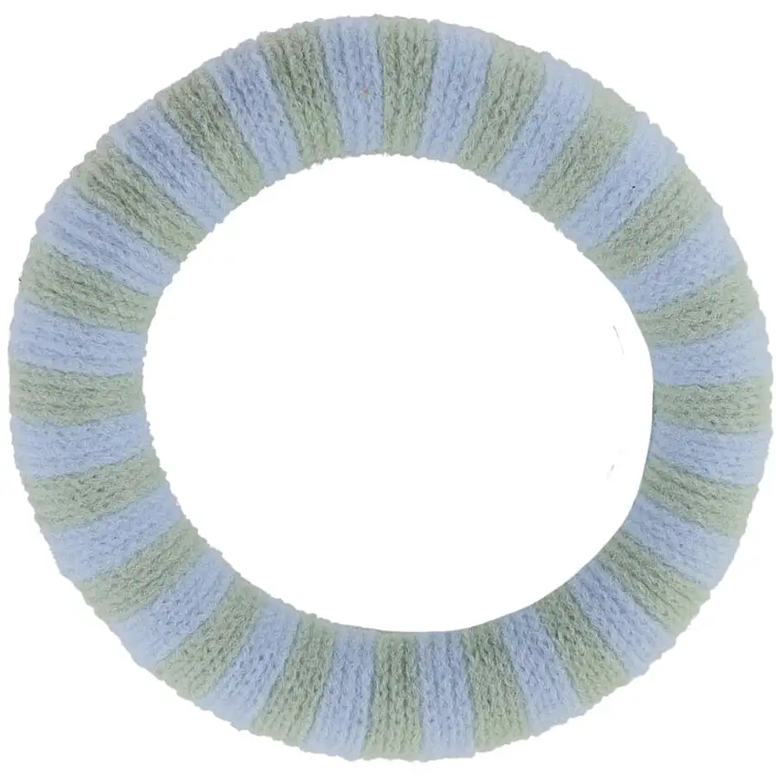 Bow's by Stær Ea Hair Elastic - Salvia/Ljusblå Randig 6-pack