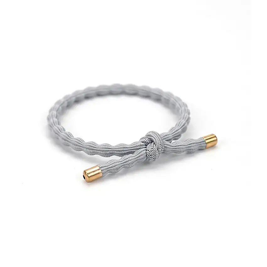 Bow's By Stær Petra Hair Elastic - Ljusgrå 6-pack