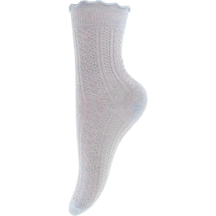 Bow's by Stær Strumpor - Onesize - Ruffle Light Blue