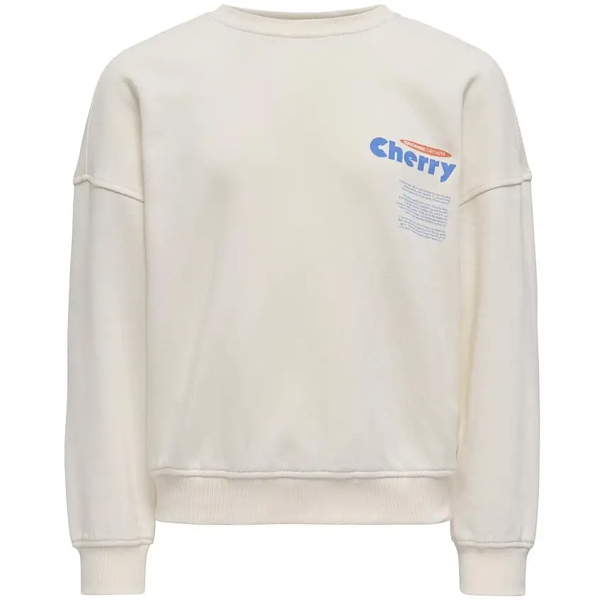 kids ONLY Tofu Cherry Philea Life Overzise Fruit O-neck Sweatshirt