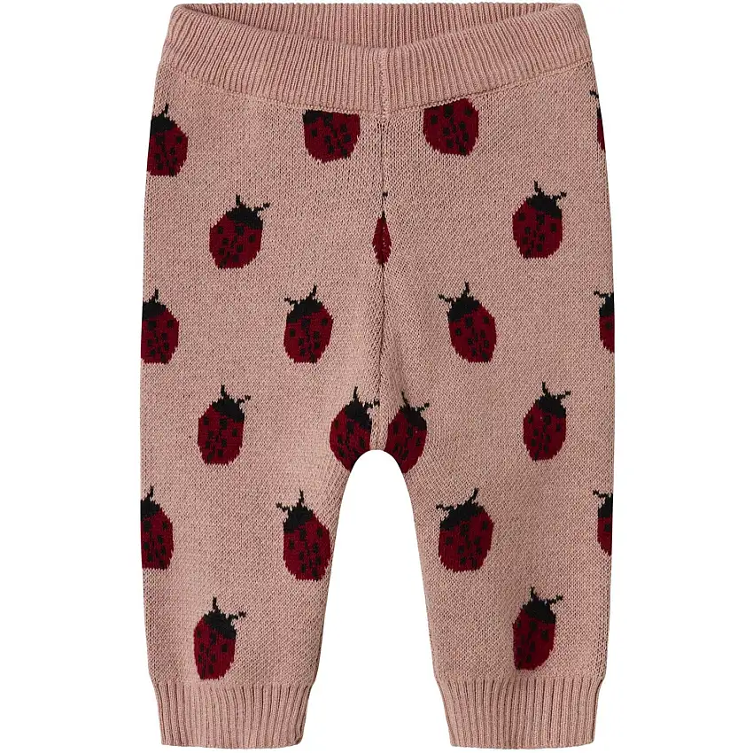 Lil'Atelier Misty Rose Lulio Stickad Byxor