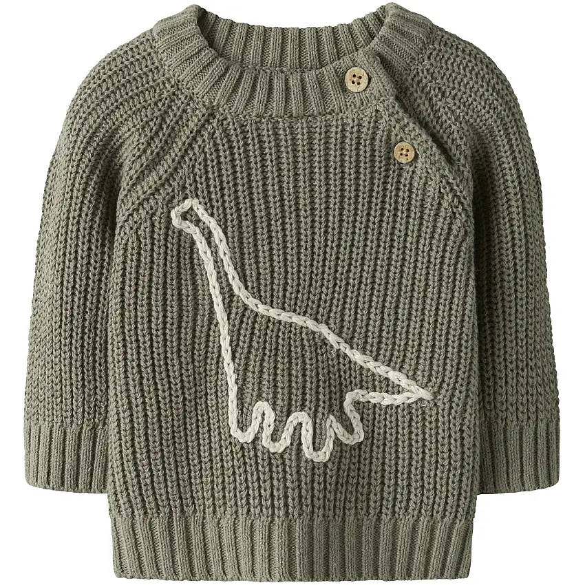 Lil'Atelier Overland Trek Emlen Emb Stickad