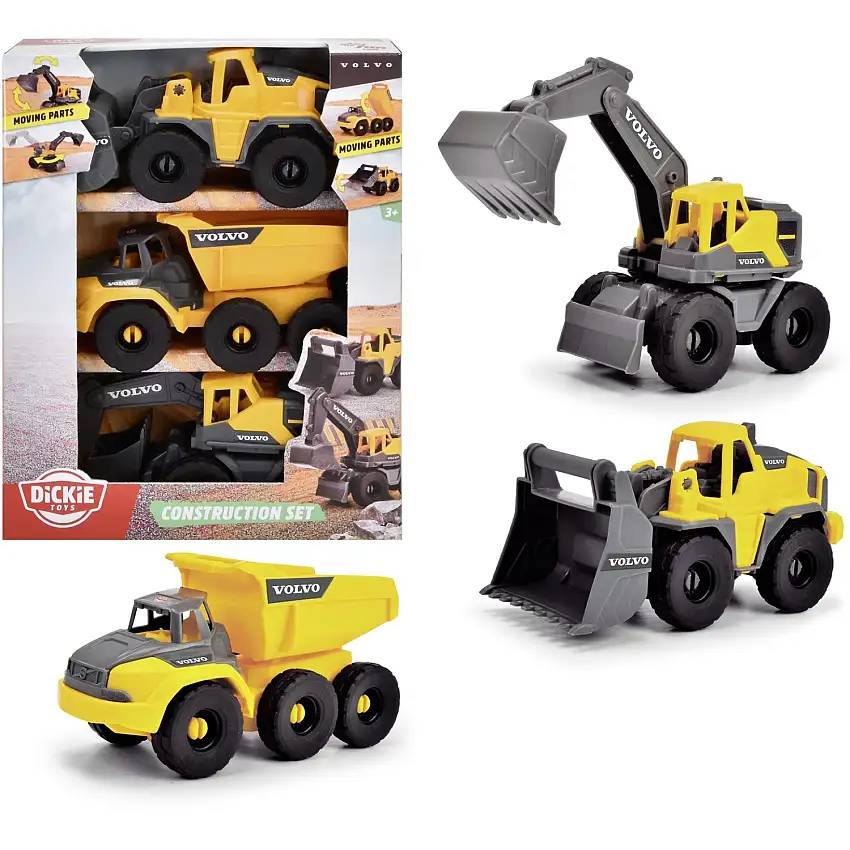 Dickie Toys Anlægsmaskiner Set