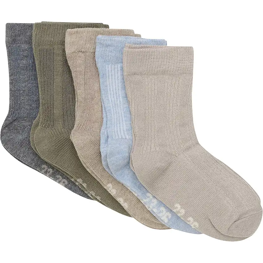 Minymo Winter Sky Strumpor Med Stickad 5-Pack