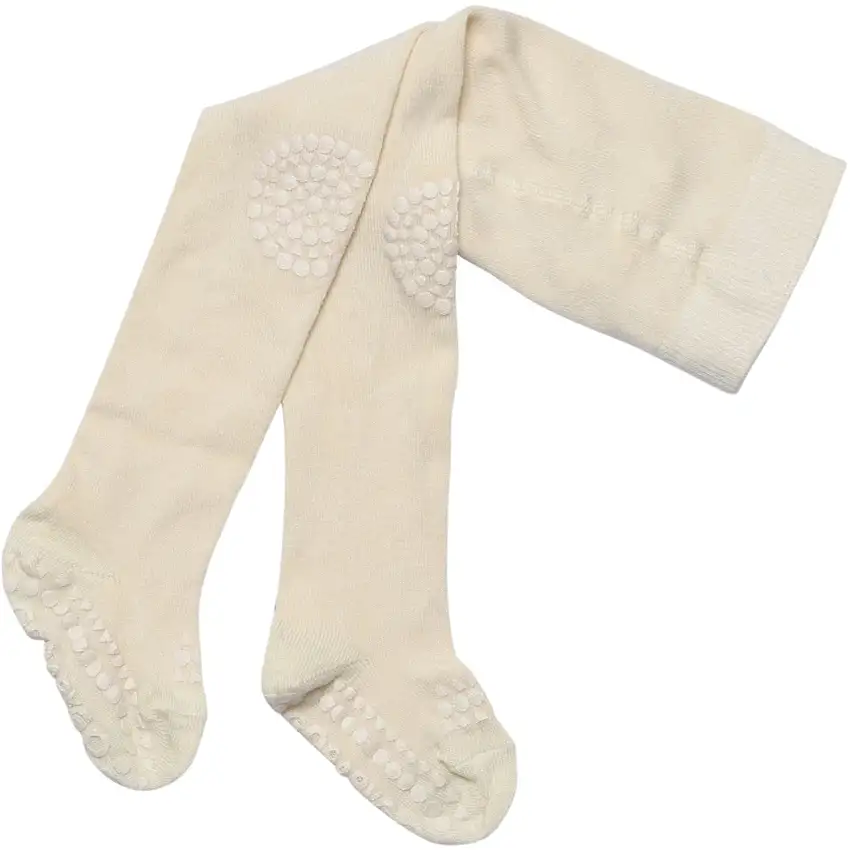 Gobabygo Off White Crawling Strumpbyxar Bambu