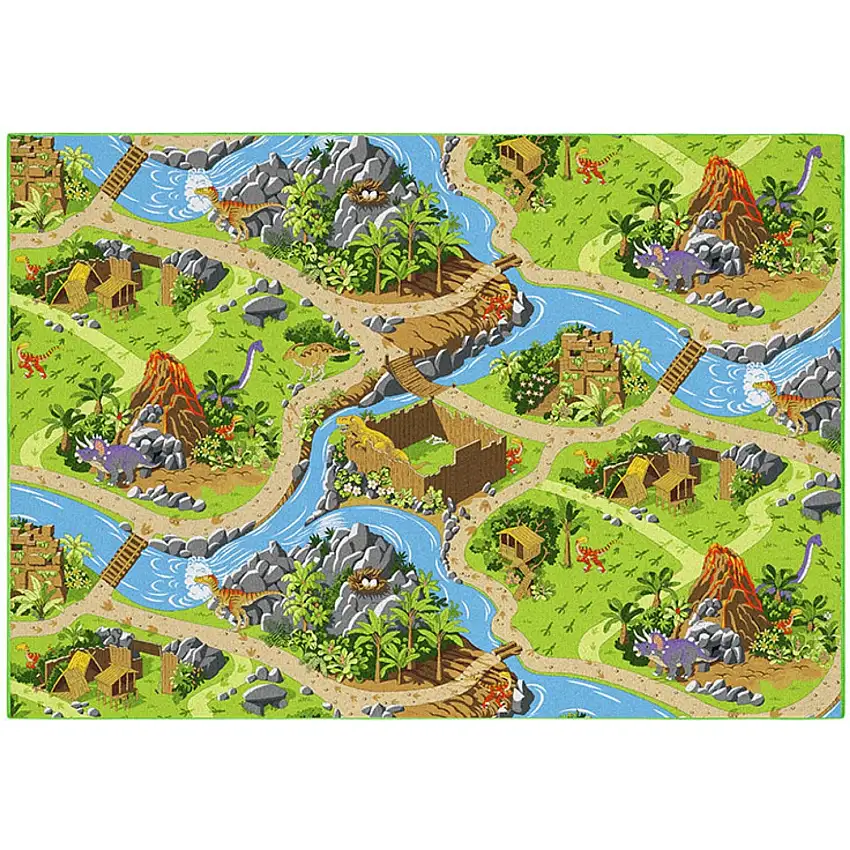Rebel Roads Dino World Matta - 140 X 200 Cm