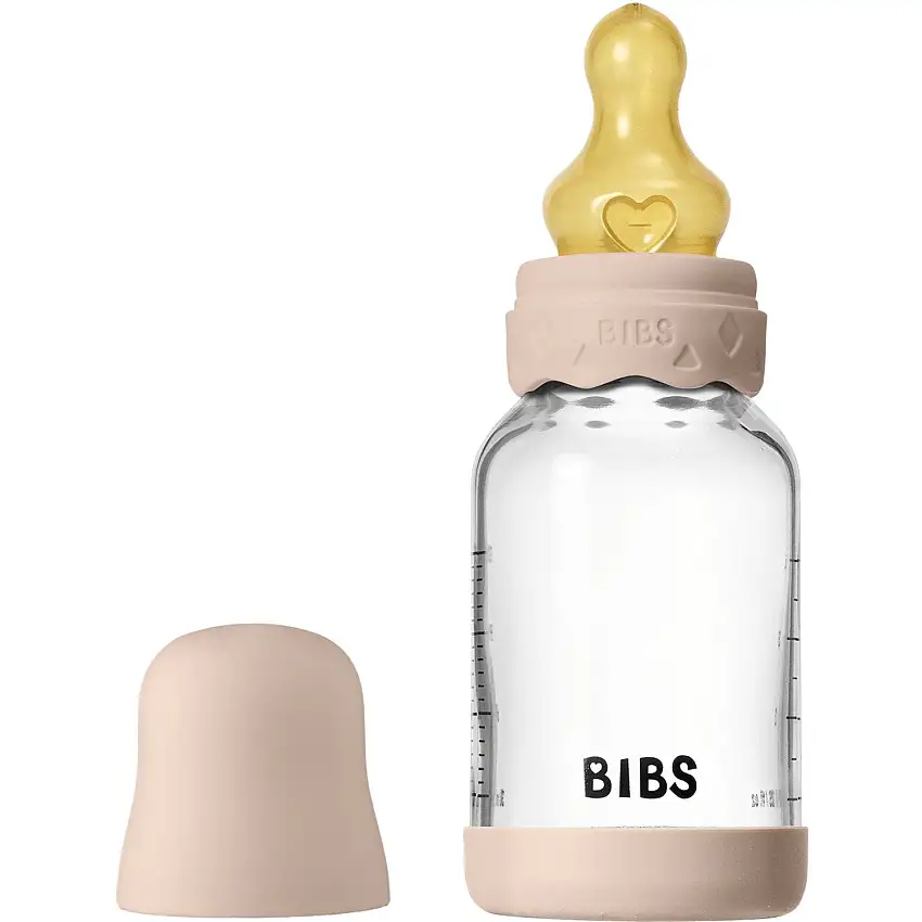 Bibs Blush Glass Boheme Baby Flaska Round Latex Slow Flow