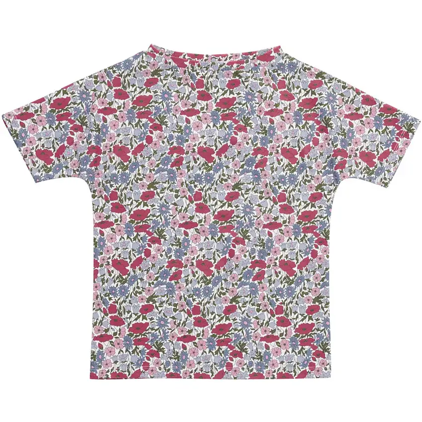 Petit Crabe Poppy & Daisy P Luna Boatneck Uv-T-shirt S/S - Med Liberty© Tyg