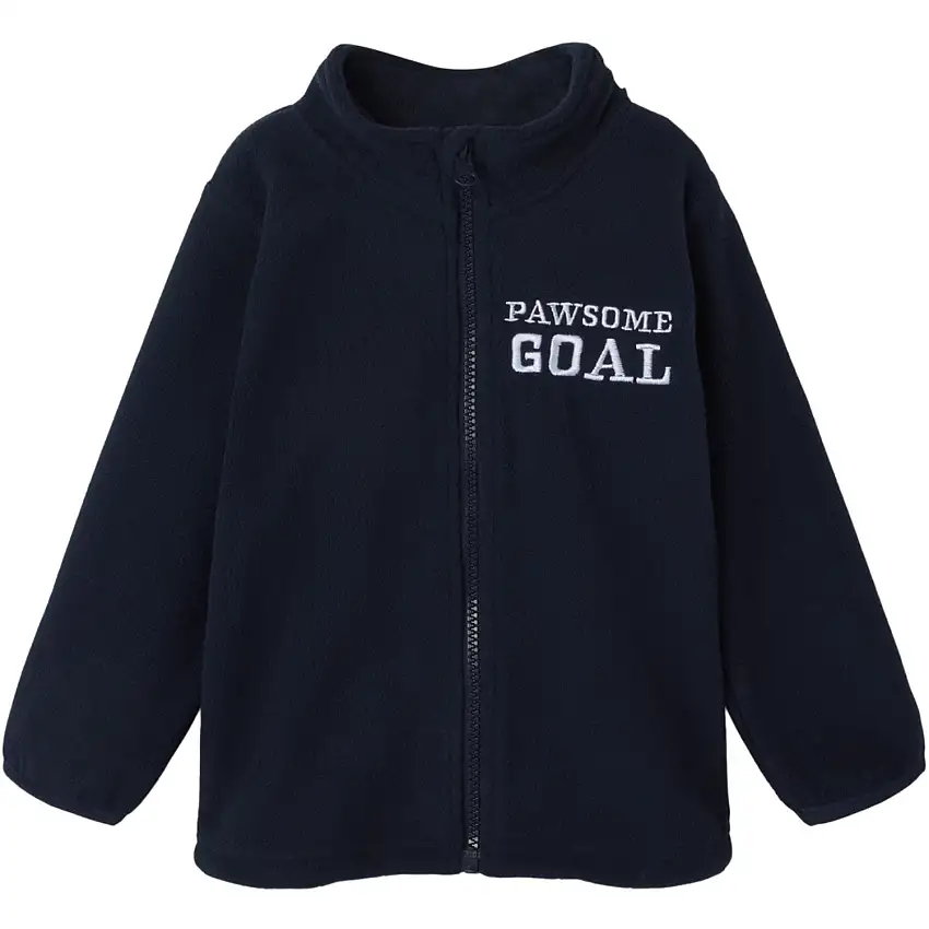 Name It Navy Blazer Nmmjohan Paw Fleece W Zip Cplg