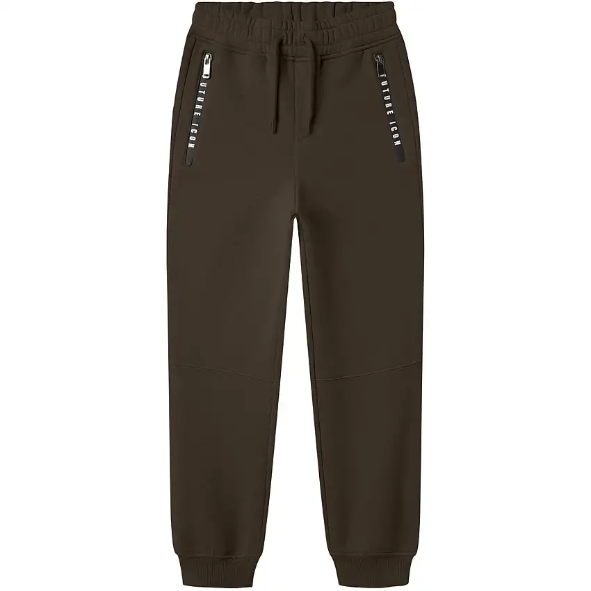 Name It Turkish Coffee Nkmleonas Nreg Sweat Byxor Bru