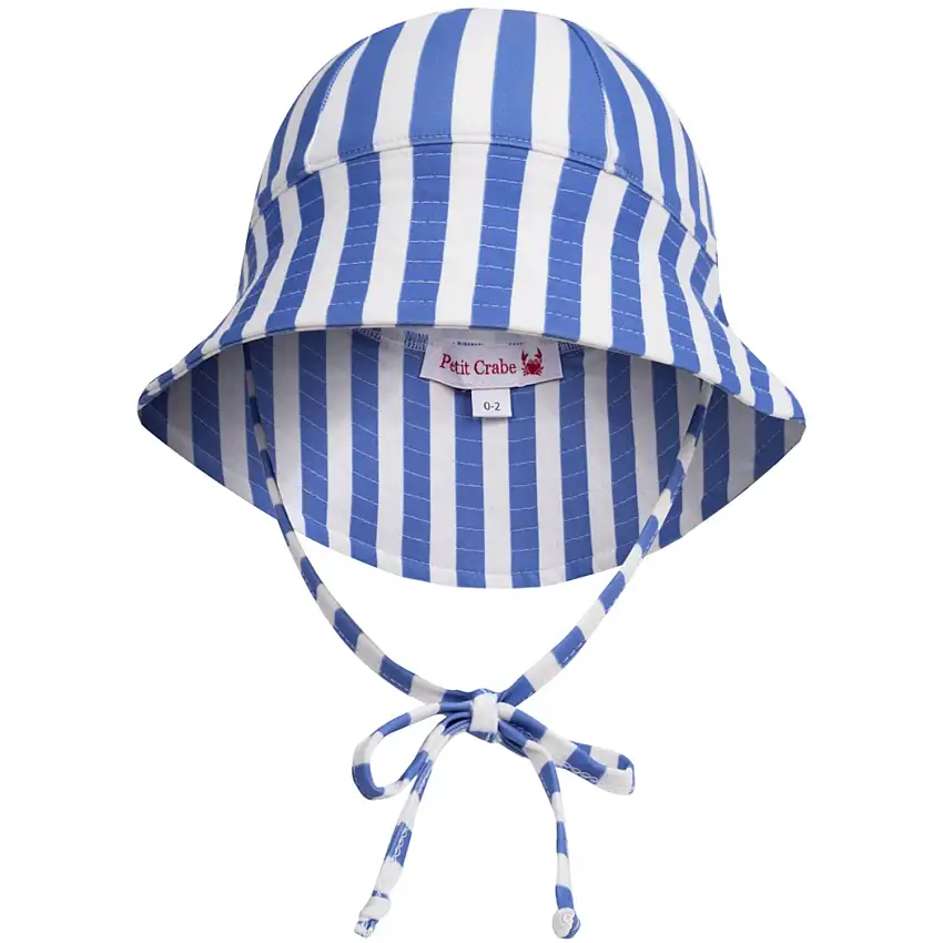 Petit Crabe Vertical Stripes Frey Sun Mössa