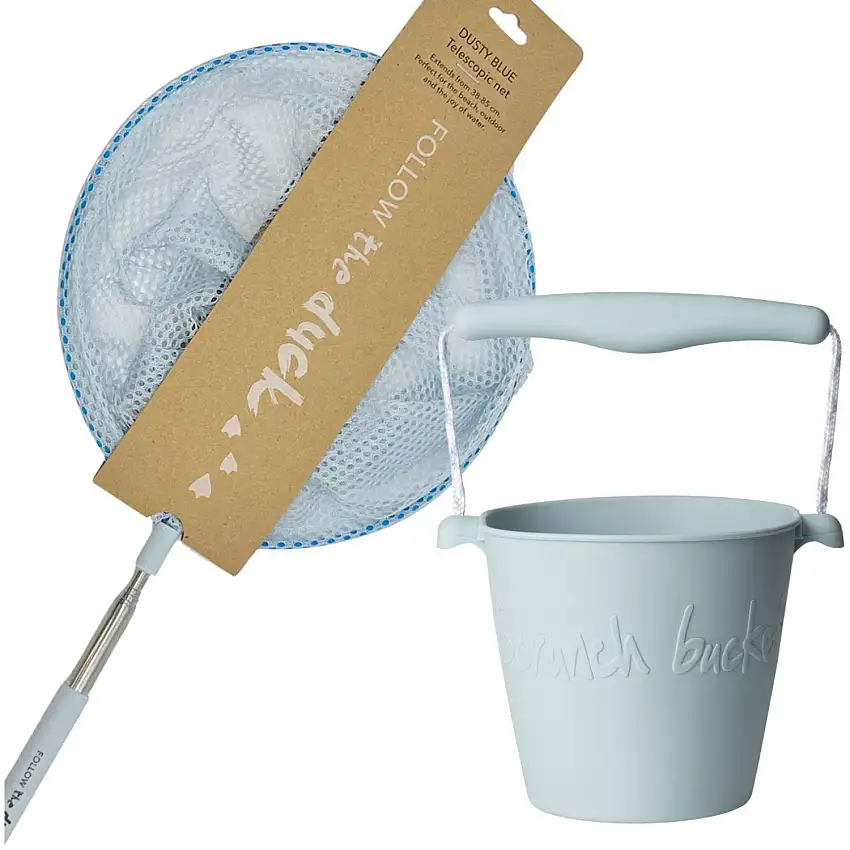 Scrunch & Follow The Duck Duck Egg Blue Hink Och Fiskenet Bundle