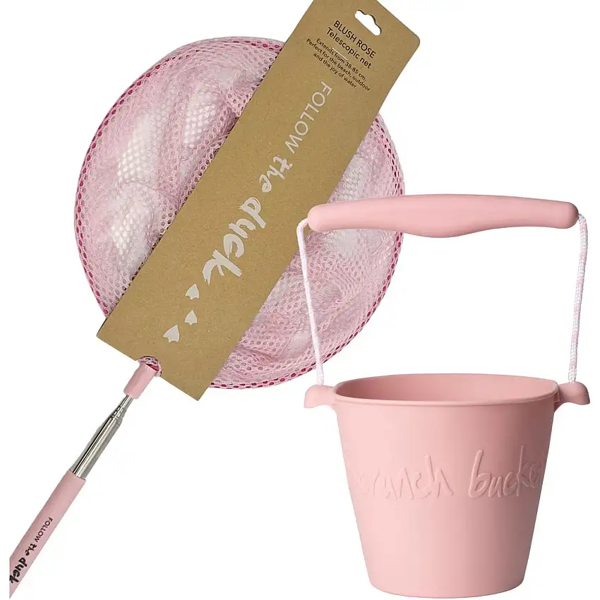 Scrunch & Follow The Duck Dusty Rose Hink Och Fiskenet Bundle