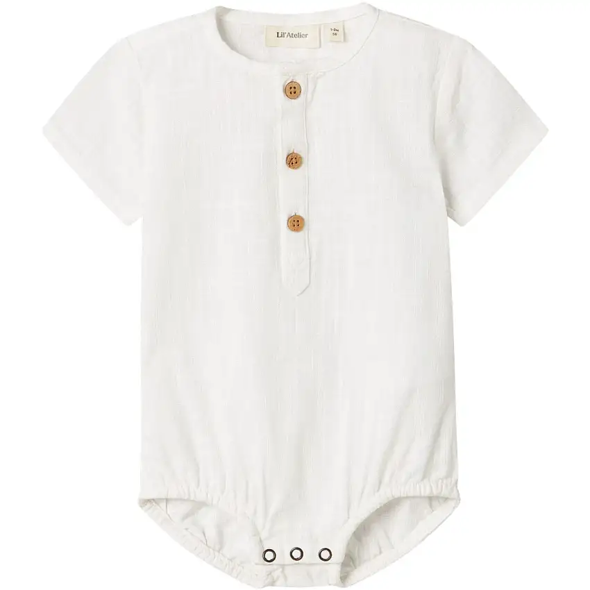 Lil'Atelier Coconut Milk Nbmhugo Ss Loose Body Skjorta Lil