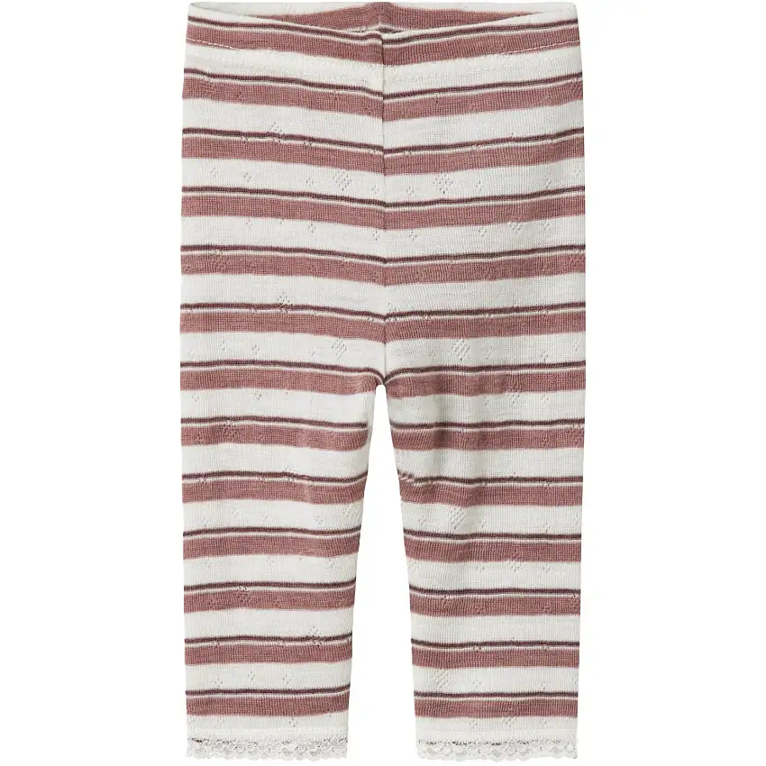 Name It Antler Snow White Nbfwang Ull Needle Leggings Noos