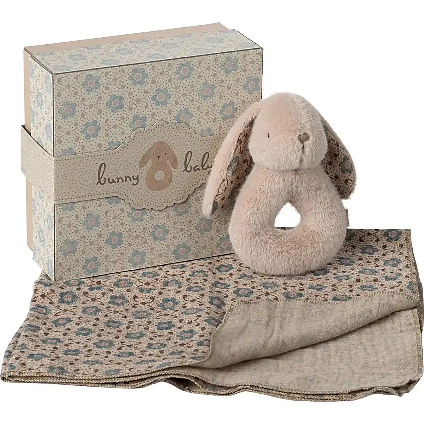 Maileg Bunny Skallra Set - Powder