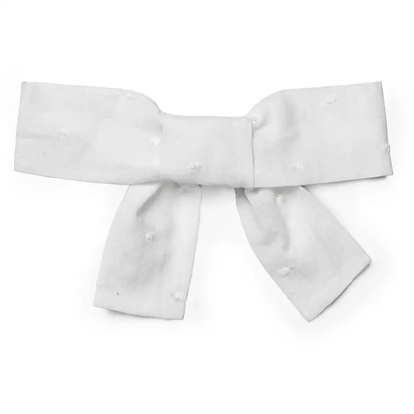 Lalaby Big Hair Rosett - White Dot