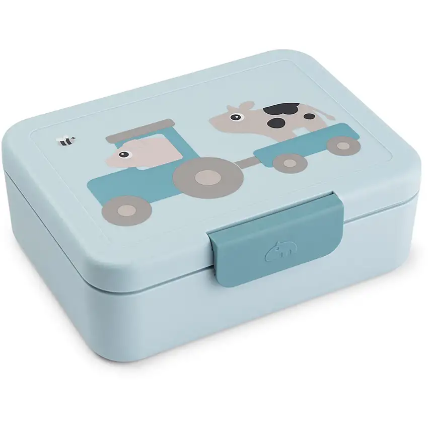 DonebyDeer Blue Matlåda Med Opdeler Tiny Farm