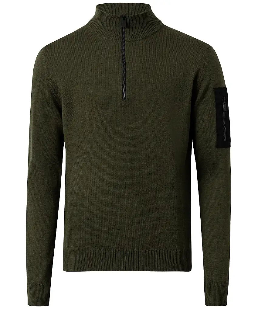 Snoot Lucca 1/2 zip - Grön