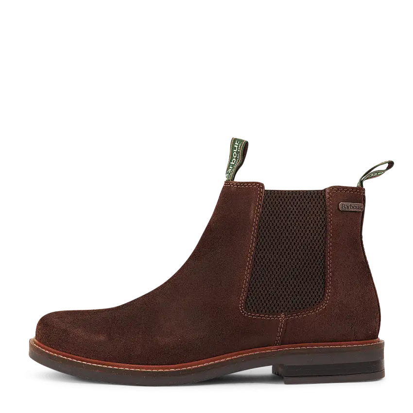Barbour Farsley Choco Suede