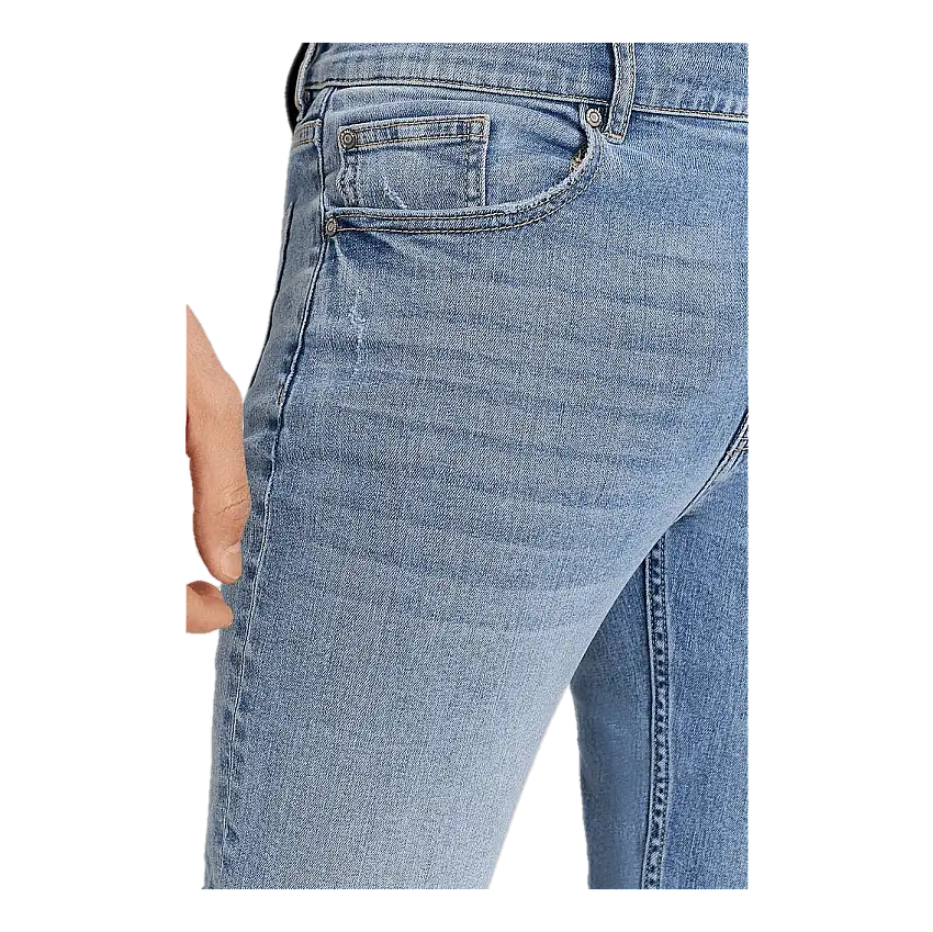 Toby Skinny Ripped Lt  Wash